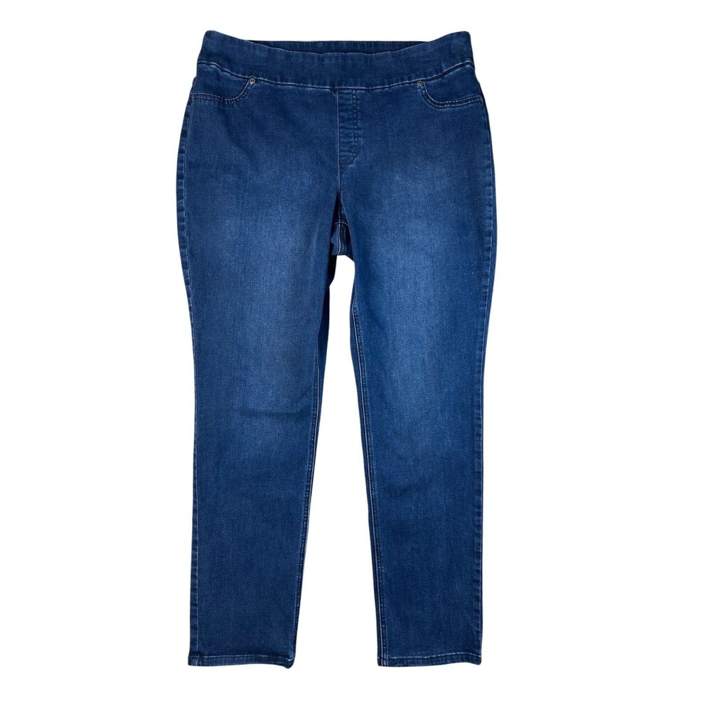 Chicos Perfect Stretch Pull-on Jegging Jeans  US 14 (2.5)  Dark Wash